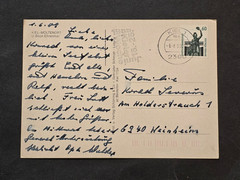 WW2 German Kriegsmarine Monument 1989 Kiel U-Boot-Ehrenmal Möltenort Postcard