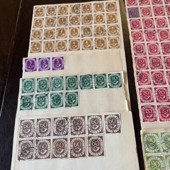 MASSIVE ACCUMULATION LOT GERMANY POSTHORN STAMPS ON PAGES, INCLUDES HIGH DENOMS