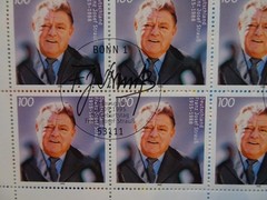 Bund ten sheet collection 34 KB stamp FRG 10 rubber ESST Bonn