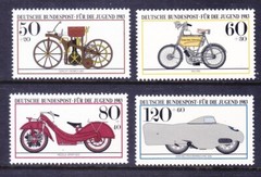 Germany B594-97 MNH 1982 Antique Cars Full Set of 4 Very Fine