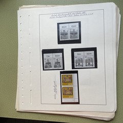 Federal Berlin collection blocks of four mint stamped smorgasbord D-38