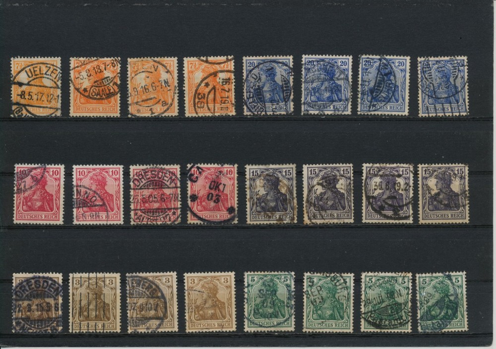 Germany, Deutsches Reich, Nazi, liquidation collection, stamps, Lot,used (BK 21)