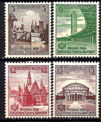 Germany Third Reich Mi# 665-668 MH *