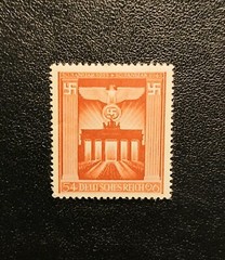 Complete Small Denomination 3rd Reich Zinc 3 Coin Set W/ Stamp