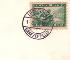 GRAF ZEPPELIN Air AN BORD 1m Card 1930 *BESUCHET BREGENZ* Cachet Zürich KZ145