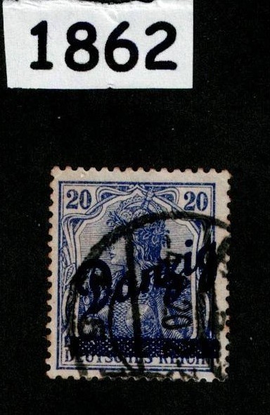 Used stamp Sc 38 Gdansk Danzig Overprint 1920 Germany post WWI #1862