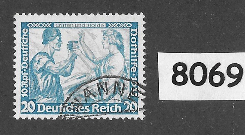 Richard Wagner Tristan and Isolde 1933 stamp B55a Germany Opera #8069