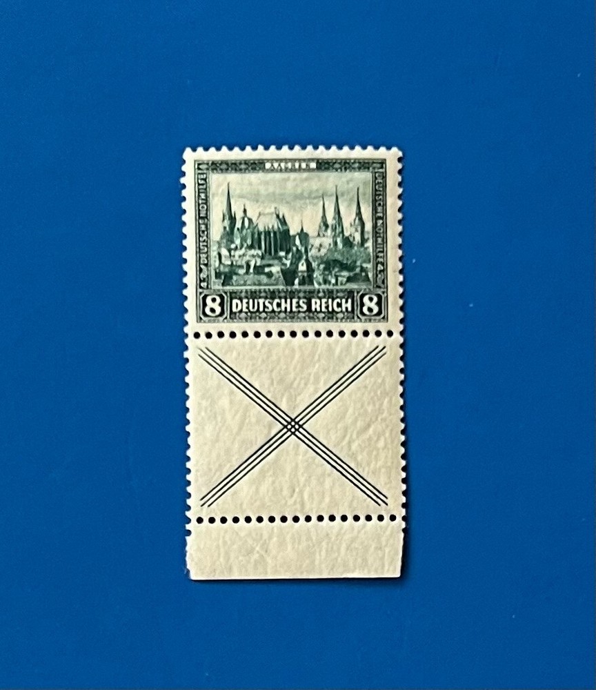 German Reich 1930 Mi S 80 Nothilfe Bauwerke MNH VF