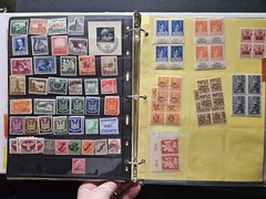 1800-1900 Germany & Colonies Stamp Collection Album Mixed Used & Mint Blocks