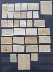 MEMEL 1920-1923 32 STAMPS + 2 BLOCKS OF 4 MNH-MH-USED with 1.50 Mk 1920, Mi# 11