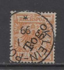 German colonies 1897 TOGO 25 Pfennig early issue used KLEIN-POPO $ 108.00