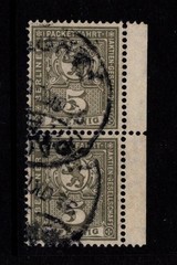 Germany Early 1900s 5p Berlin Private Post Pair Used – S58704