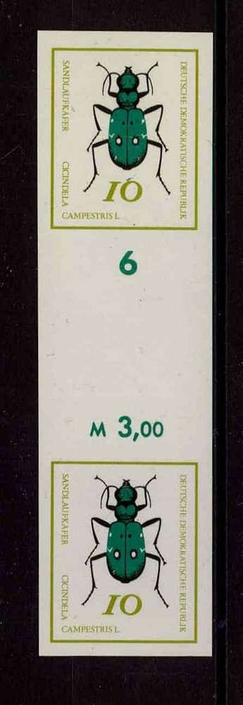 GERMANY PH 1411 ZS – INSECTS BEETLE 1968 – PHASE PRINT !!! – ESSAY RARE !! p829