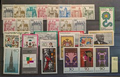 Germany 1977 Complete Year Set (with C/Ds) MNH
