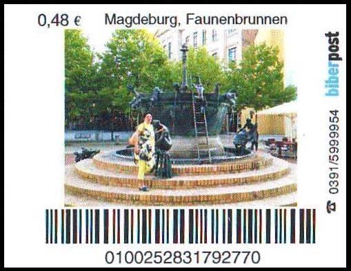 Biberpost: „Magdeburg, Faunenbrunnen“, Set, Mint