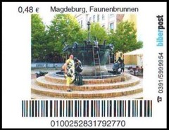 Biberpost: „Magdeburg, Faunenbrunnen“, Set, Mint
