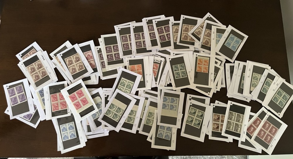 MNH Stamp blocks Huge collection Bohemia & Moravia 1939-1945 WWII Occupation