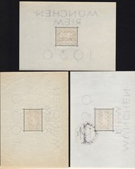 Germany Stamp Sheets Scott # B90 MH, B105 MNH, B105 Used | Lot of 3 | Cat: $244