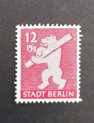 Germany Stamp Definitive 1945 12gr. Berlin Issue Bear. MNH