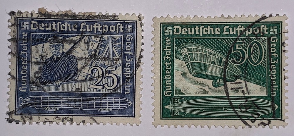 Travelstamps: Germany Stamps Scott #C59-C60 Airmail Used Ng