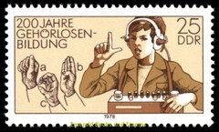 EBS East Germany DDR 1978 – Education for the Deaf – Michel 2314-2315 – MNH**
