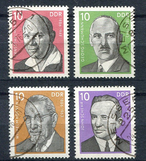 Germany – DDR : Labor Leaders set from 1976 – used