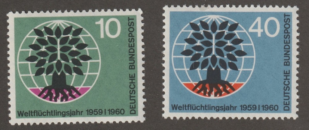 Germany 1960 #807-808 Europa Issue (World Refugee Year) – MNH
