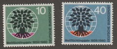 Germany 1960 #807-808 Europa Issue (World Refugee Year) – MNH
