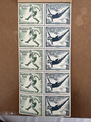 1936 Deutsches Reich Berlin Olympics Stamp Booklet Sheet MNH German