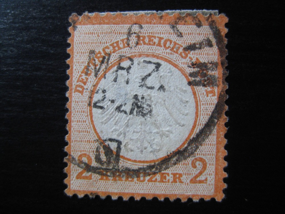 DEUTSCHES REICH Mi. #15 scarce used Brustschild Shield stamp! CV $300.00