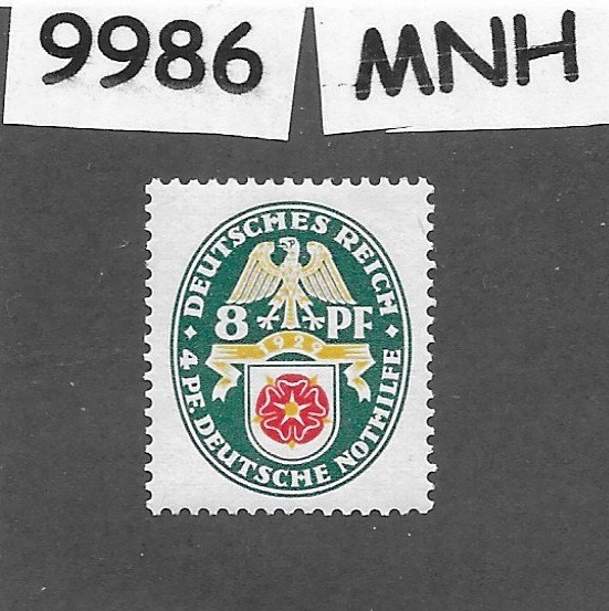 MNH stamp Scott # B29 Germany Weimar Republic 1929 Semi-Postal #9986