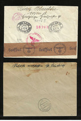GERMANY 1938-41 2 Registered Used Covers, „Hindenburg Era“ Issues, Clean, Fine