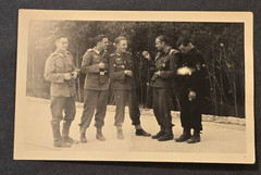 HIGH SEAS FLEET BADGES WW2 German Wehrmacht & Kriegsmarine Photo Postcard RPPC