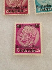 1939 – 1940 German (Occupation of Poland) Deutsche Post OSTEN“ Series