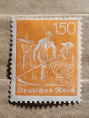 Germany Stamp Deutsches Reich 150 Pfennig 1921 Unused – #E20