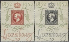 1952 Luxembourg 279a Grand Duke William III – Light Gum Disturbance