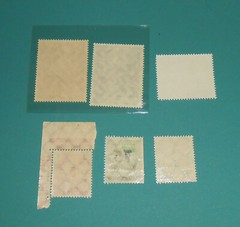 1940s Hitler WWII Reichspfennig Stamps Third Reich Nazi Youth History OverPrint