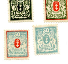 Danzig High Mark Stamp Lot 50–500000 Mark Mostly MNG 1 Used