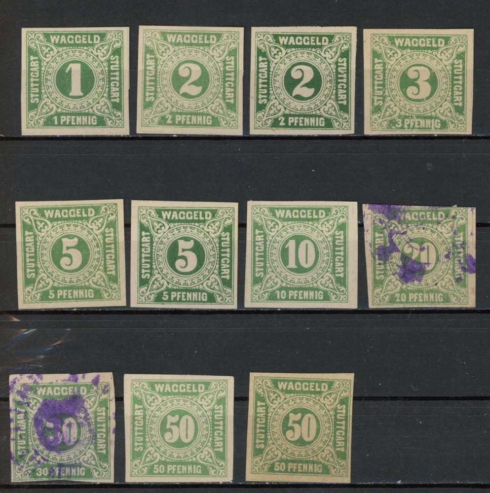 Germany Wurttemberg Stuttgart scales tax revenues 1879 fiscal