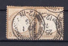 Turkey Precursor V22 As A Pair Stamped 400EUR (EA3405)