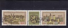 DDR used 2153-4 Scott 1747-8 Youth Stamp Expo