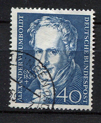 Germany – BRD : Humboldt stamp from 1959 – used