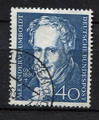 Germany – BRD : Humboldt stamp from 1959 – used