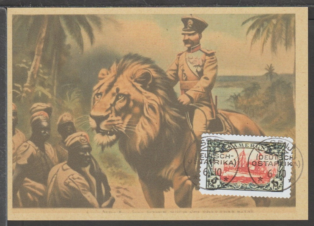 ✔️ Deutsches Reich Colonies 1910 KAMERUN RARE POSTCARD – REPRODUCTION