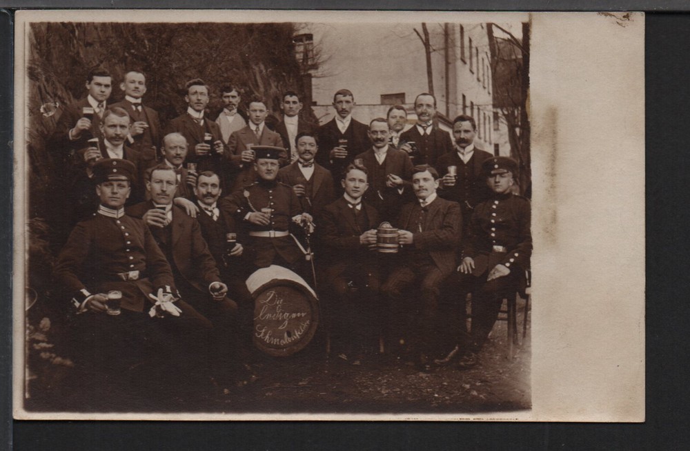 ✔️ GERMANY REICH WWI SOLDIERS EXCELLENT RARE AGED MILITARY POSTCARD
