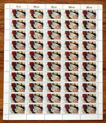 50 X Envelope No. 957 mint never hinged luxury sheet Friedlandhilfe FRG 1978 MNH