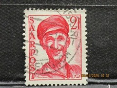 The listing is:(1)1948 Saarland Steel Workers Germany Stamp-LH-2f