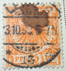 Germany Lot of 20 1889 – 1900 Stamps (SC 46-63, 46a)