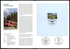 GERMANY FOLDER 2012/35 EISENBAHN MITTENWALDBAHN RAILROAD RAILWAY