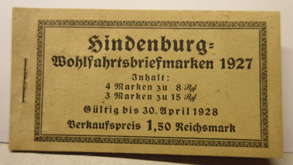 GERMANY Michel: BOOKLET PANE HB 24.1, MINT NEVER HINGED Lot26 Cat €320